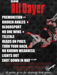 flyer for EHHC All Dayer